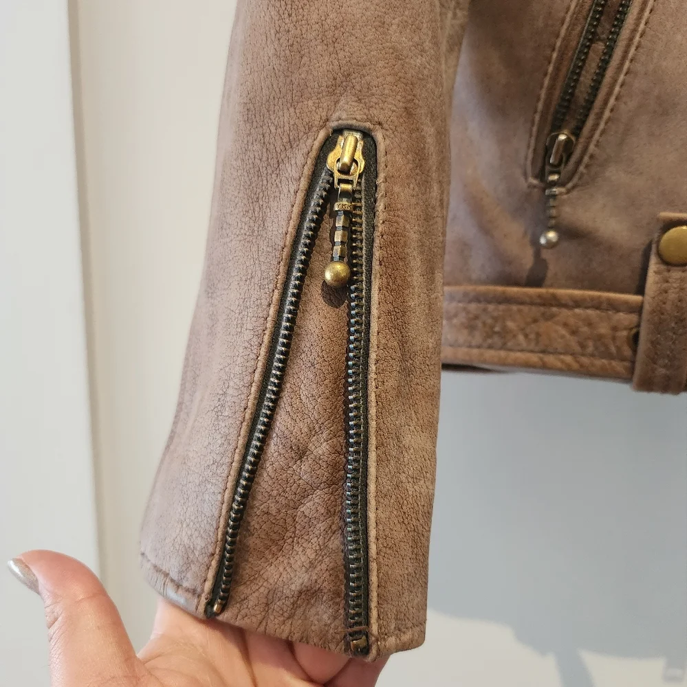 Aged Straight to Hell "Commando" Moto Jacket - Picture 6 of 12